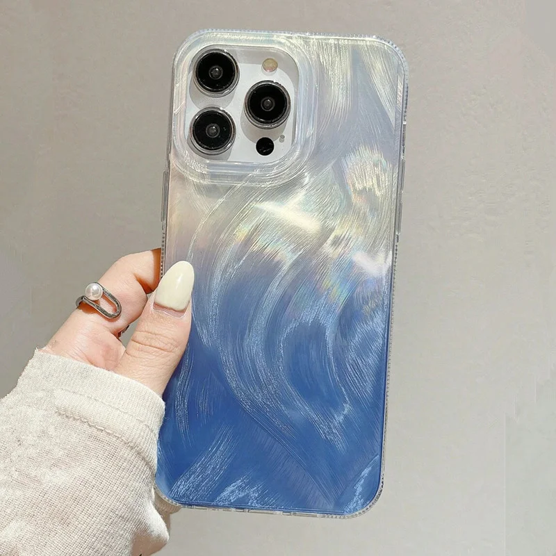 Samsung Galaxy A55 - Funda Rígida con Degradado de Purpurina