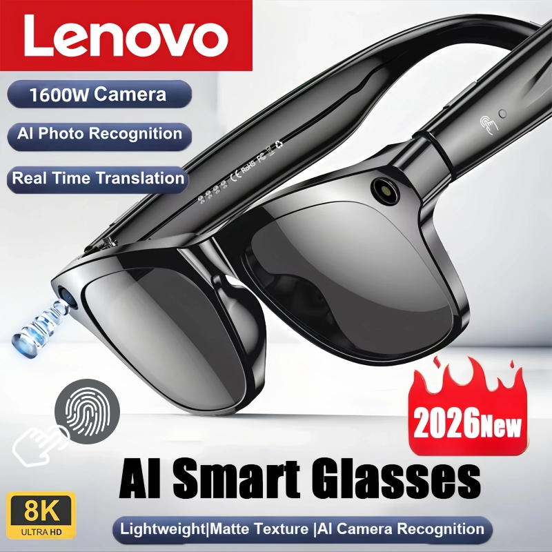 Smart Glasses Lens - Gafas Inteligentes con IA Lenovo 1600W,