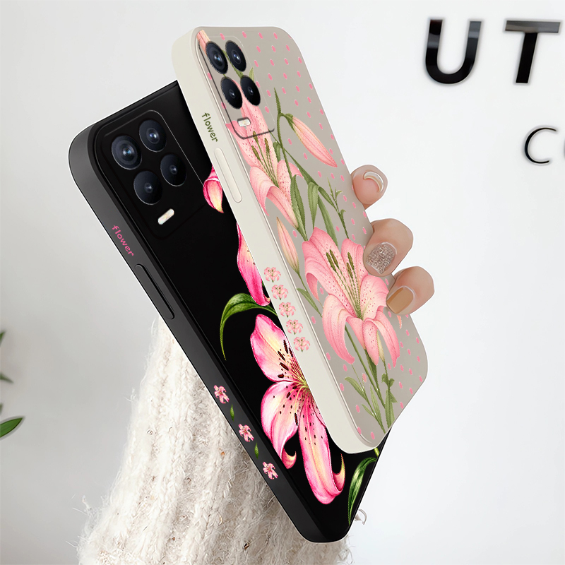 Funda con diseño de flores ros - Realme Note 50 reseña y precio