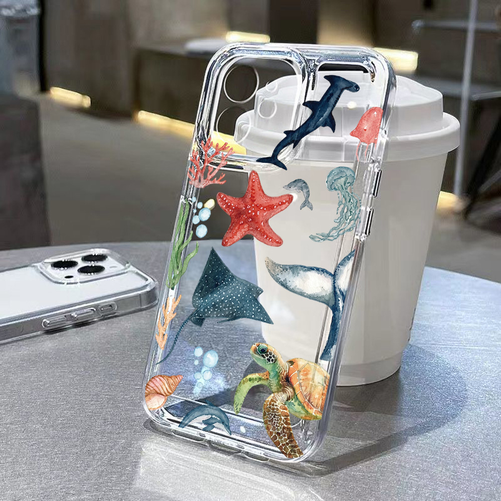Funda de Animales Marinos para - Apple Iphone 16 reseña y precio